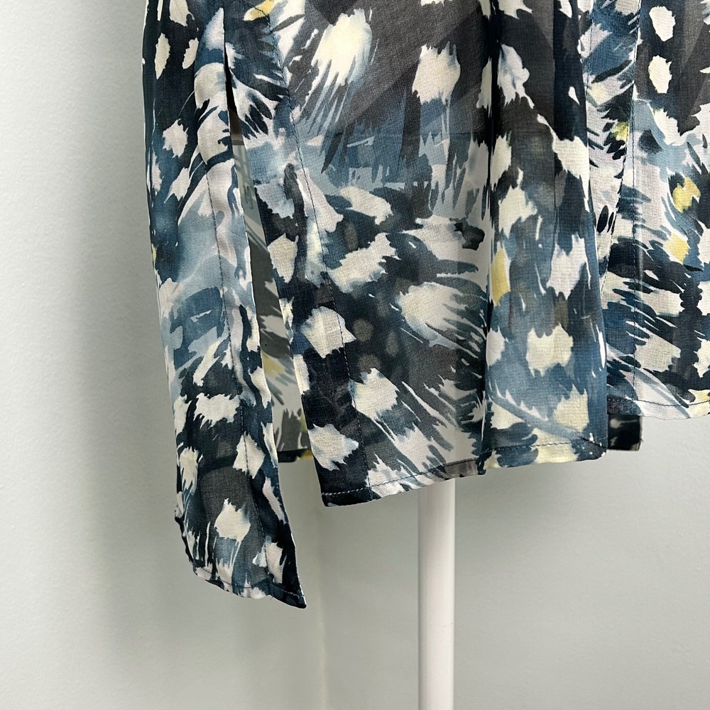 Cabi Women's Blue Abstract Print Sleeveless Tunic Blouse Top Size Small - Picture 7 of 8